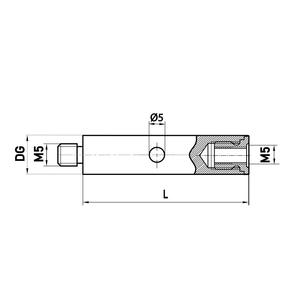 Drawing of product VA M5 000 11 120