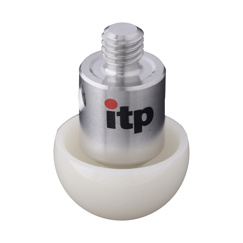 Hemispherical Styli; base: stainless steel;  ball: ceramic