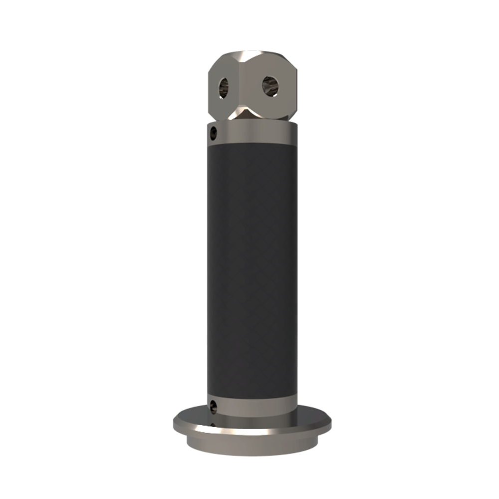 Extension; base: titanium; stem: carbon fiber