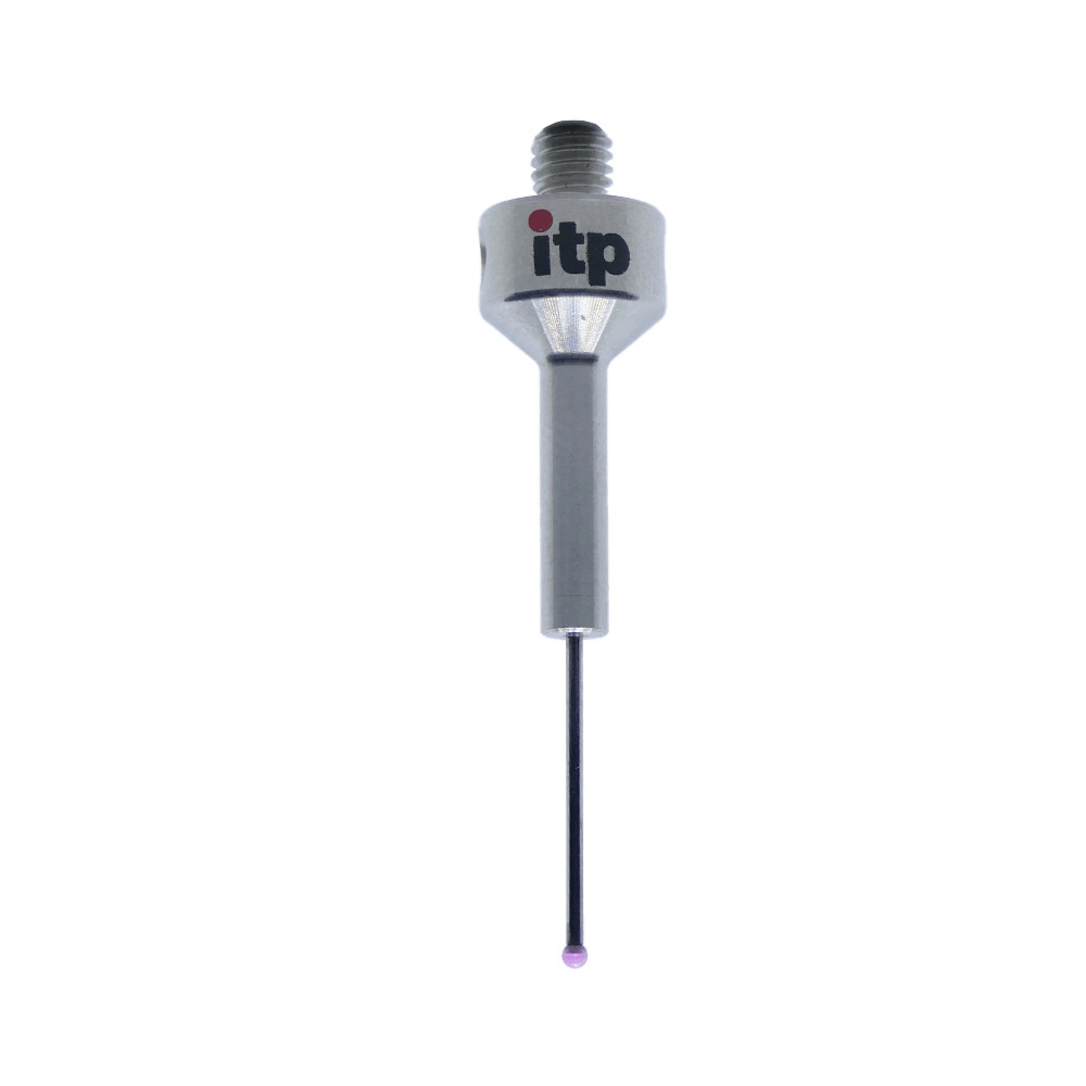 Straight Styli; base: stainless steel; stem: carbide; ball: ruby