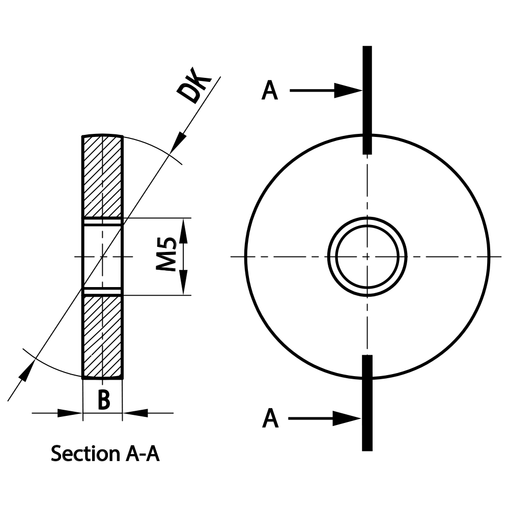 Drawing of product KI M5 040 30 M50