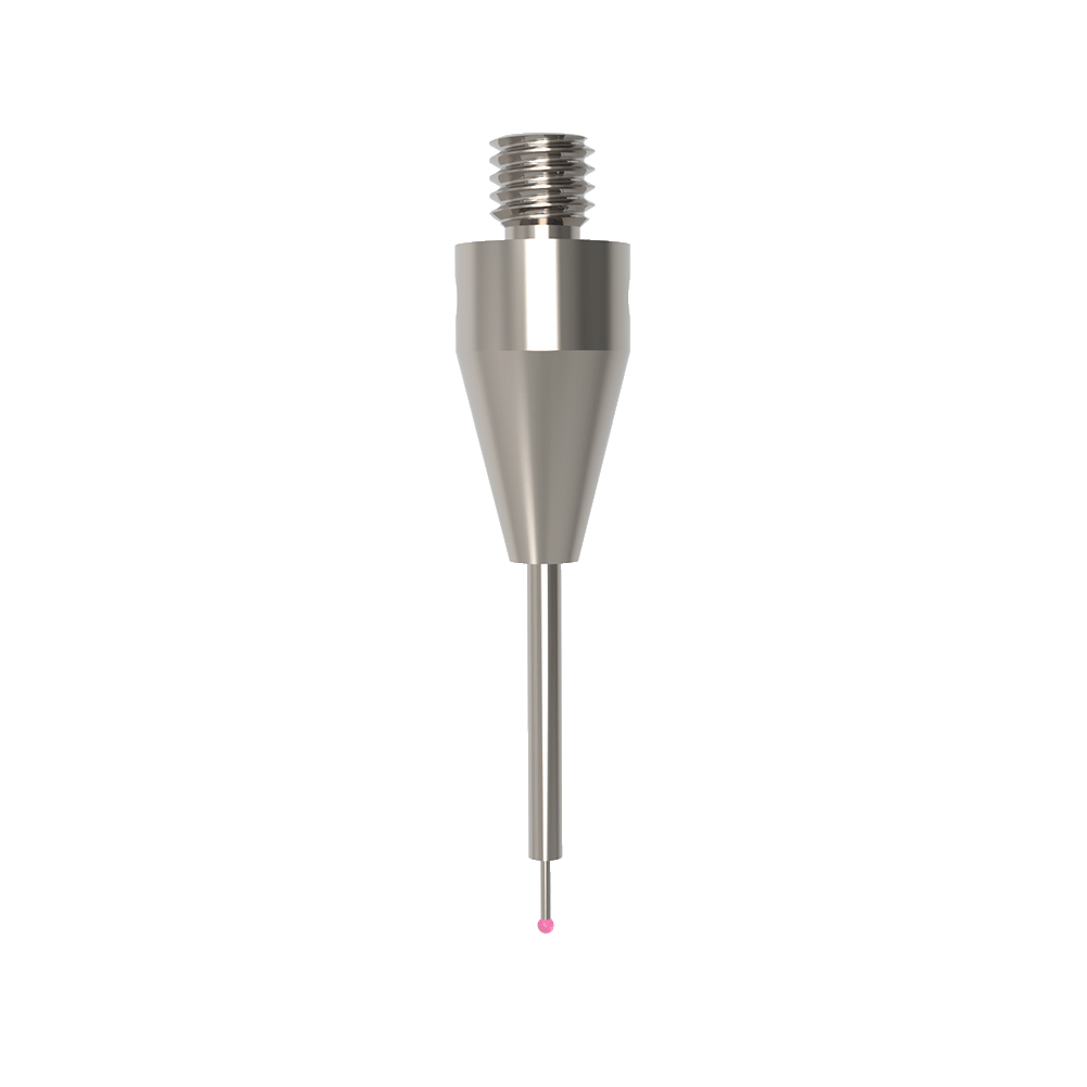 Straight Stylus; base: titanium; stem: carbide; ball: ruby
