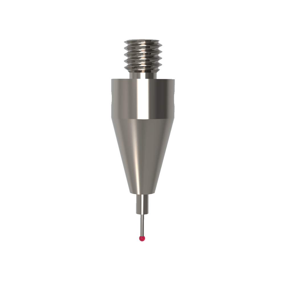 Straight Stylus; base: titanium; stem: carbide; ball: ruby