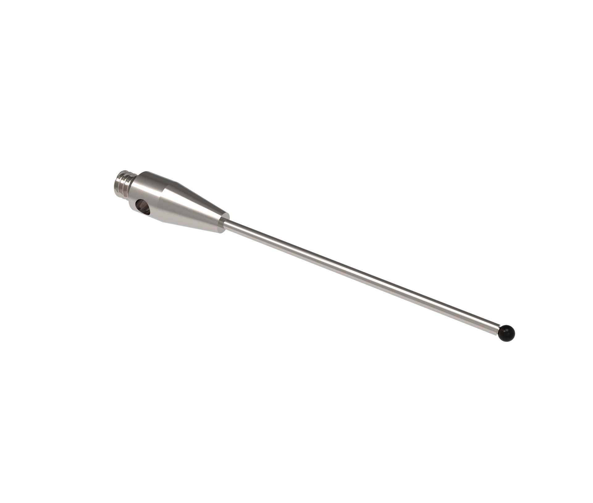 Straight Stylus; base: stainless steel; stem: carbide; ball: silicon nitride