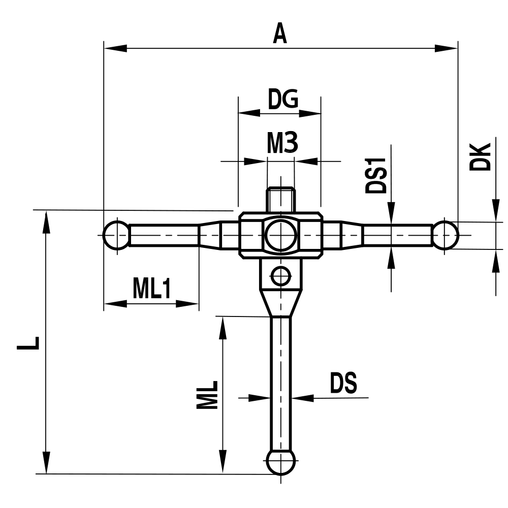 Drawing of product SI M3 020 07 032